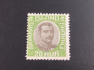 Iceland #O45 mint 1920