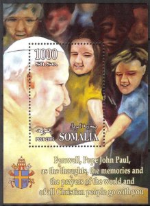 Somalia 2005 Pope John Paul II (2) S/S MNH