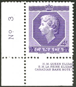 CANADA #330 MINT PL# SINGLE OG NH