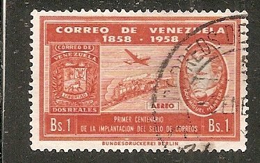 Venezuela  Scott  742  Centenary of Stamps  Used