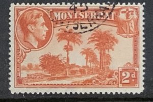 MONTSERRAT GVI 2d p14 SG104a FINE USED