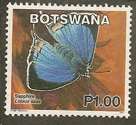 Botswana     Scott  848   Butterfly     Used