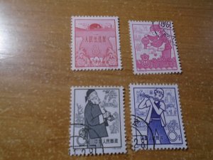 China  People's Republic  #  426/ 433-34/436  used