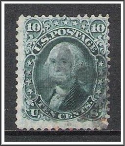 US #68 Washington Fancy Cancel Used