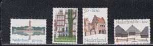 Netherlands # B509-512, Architecture Heritage, Mint NH, 1/2 Cat.