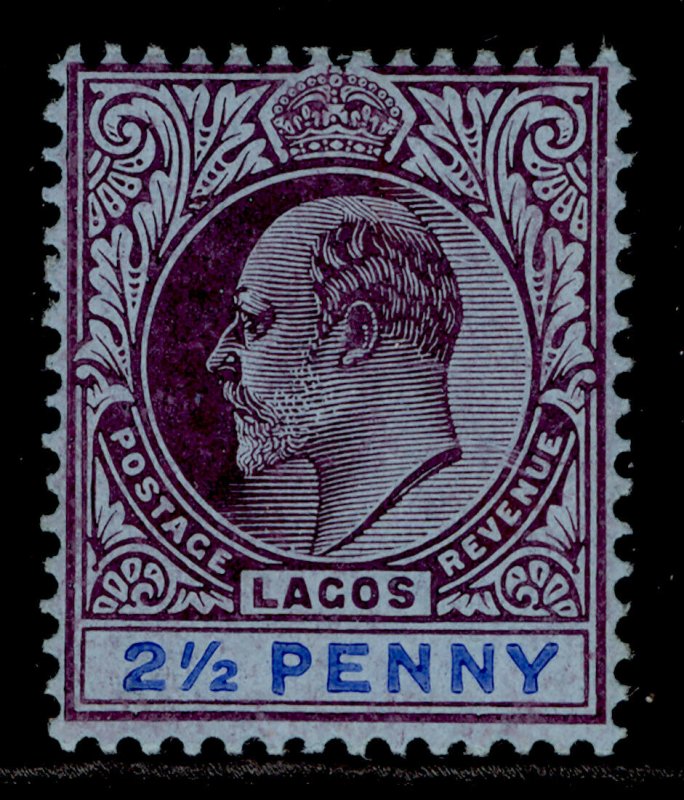 NIGERIA - Lagos EDVII SG57a, 2½d dull purple & blue/blue, VLH MINT. Cat £55. 