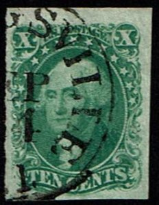 Scott #14 VF-used. SCV- $140.00