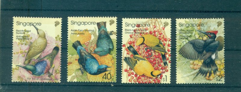 Singapore - Sc# 1014-7. 2002 Birds. MNH. $5.00.