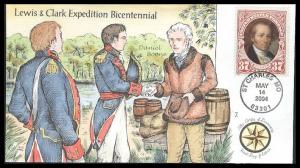 #3856 William Clark Collins FDC #7