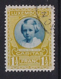 Luxembourg   #B34  cancelled 1928  princess Marie Adelaide 1 1/2fr