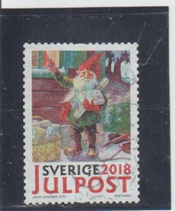 Sweden  Scott#  2831e  Used  (2018  Christmas)