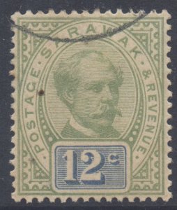 Sarawak Scott 16 - SG16, 1888 Postage & Revenue 12c used