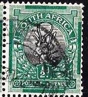 SOUTH AFRICA #23 - USED BLOCK OF 4 - 1926 - SOAF056DTS16