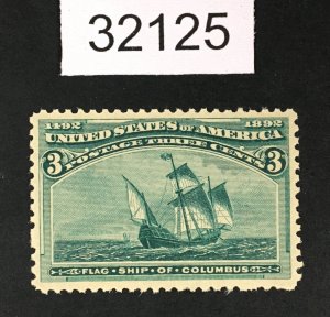 US  STAMPS # 232 MINT OG NH VF POST OFFICE FRESH LOT #32125