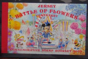 Jersey 2002 Battle of Flowers Centenary Booklet MNH
