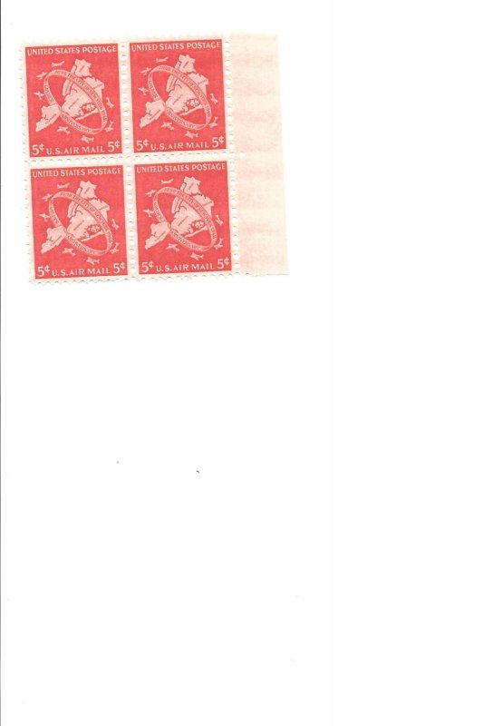 Scott US # C38, MNH Block of 4