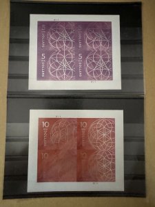 US Flora Geometry $5 & $10 Sheetlet of 4 in MNH VF Scott# 5701 & 5755 Free FedEx