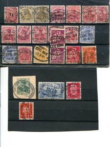 Germany All different Bahnhof cancels  very scarce - Lakeshore Philatelics