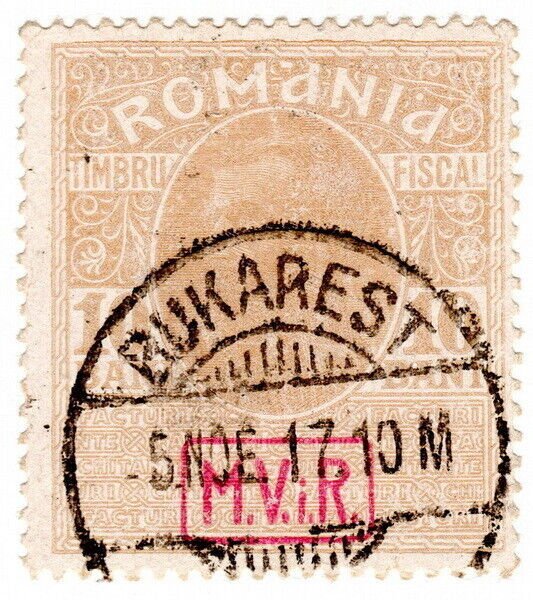 (I.B) Romania Revenue : Duty Stamp 10b (German Occupation)