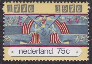 Netherlands # 557, American Bicentennial, Mint NH, 1/2 Cat.