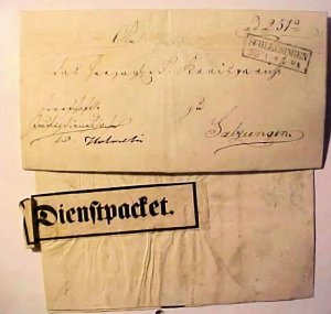 PRUSSIA 1854 SCHELEUSINGEN & 1870