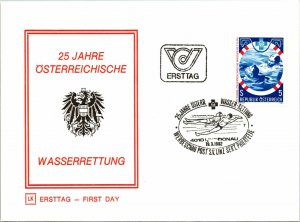 Austria 1982 FDC - 25 Years Austrian Water Rescue - F13293