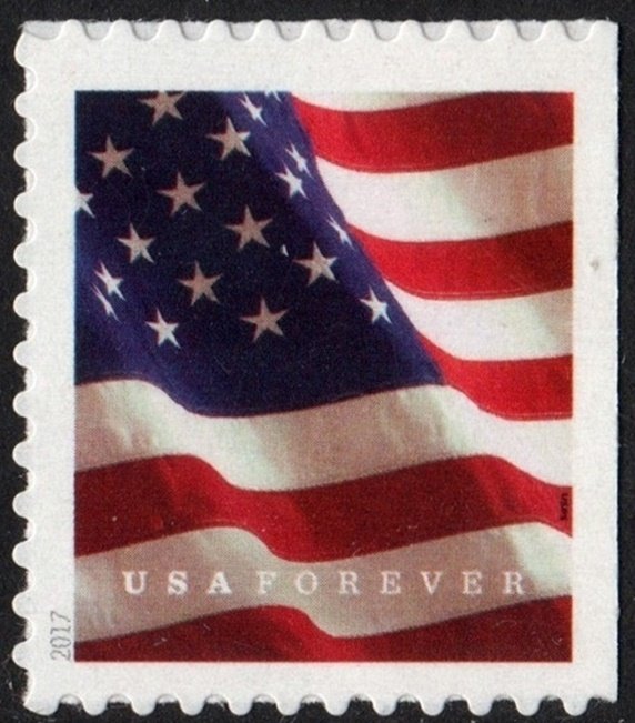 SC#5160a (49¢) U.S. Flag Booklet Single (2017) SA