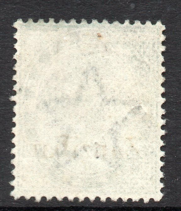 Zanzibar: 1895 QVI India ½a. ovpt 'inverted q' SG3 (H) used