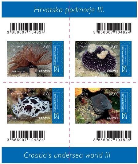 Croatia 2019 MNH Stamps Mini Sheet Marine Life Animals