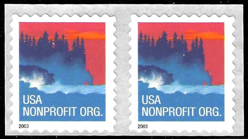 Sc 3785   (5¢) Seacoast NonProfit Org Pair, MNH