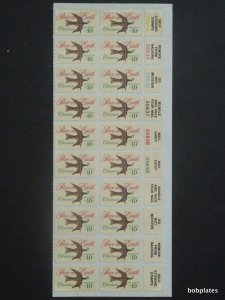 BOBPLATES #1552 Dove Plate Block of 20 F-VF NH <=> See Details for #'s