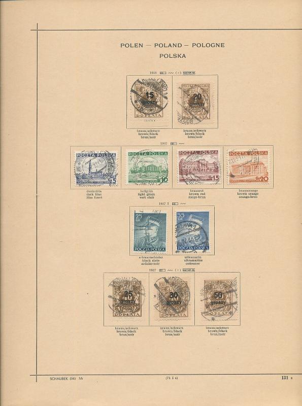 POLAND 1920s/30s M&U Incl.Airs (Appx 100 Items) AC 1333