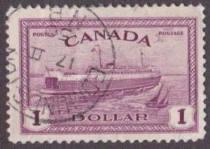 Canada # 273, Train Ferry, Used, Third Cat