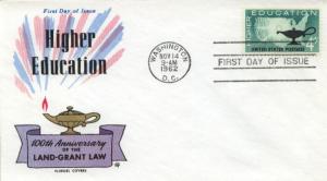 1962 Higher Education (Scott 1206) Fluegel FDC