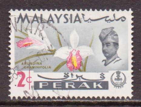 Malaya-Perak   #140  used  (1965)  c.v. $0.60