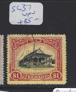 MALAYA KEDAH (P0707B)  $1.00   SG 37    VFU 