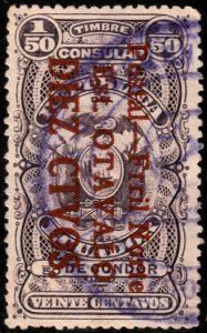 ✔️ ECUADOR 1928 QUITO-OTAVALO RAILWAY OPENING - SC. 294 (o) [056]