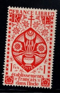 FRENCH INDIA  Scott 150 MH* stamp