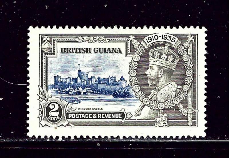 British Guiana 223 MH 1935 KGV Silver Jubilee