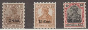 Germany Occupation - France Scott #N15,N19,N22 Stamp - Mint Set