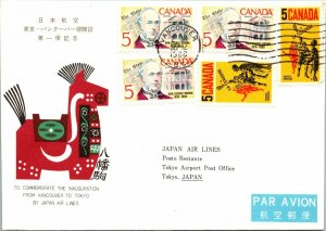 Japan 1968 - Inauguration from Vancouver to Tokyo by Japan Airlines - F14322