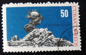 Cuba Sc# 837  UPU Universal Postal Union 50c 1964  used / cto