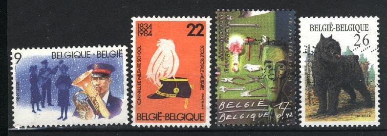 Belgium #1173,1246,1329,+1   Used  PD