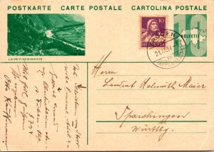 Switzerland, Government Postal Card