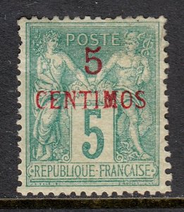 French Morocco - Scott #1 - MH - Thin - SCV $16