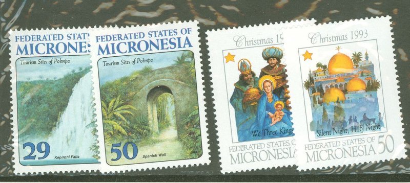 Micronesia #179-80/184-5  Single (Complete Set)