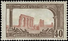 TUNISIA   #44 MH (1)