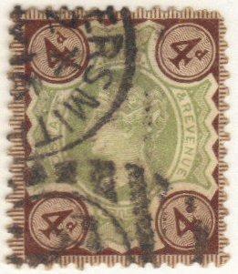 Great Britain #116 used - 4p Victoria