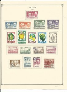 Guinea Collection 1914 to 1973 on 35 Scott International Pages