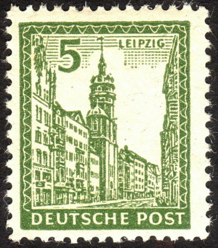 1946, Germany West Saxony 5pfg, MNH, Mi 158x